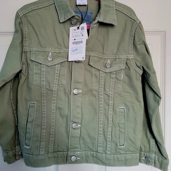 NWT ZARA BOYS DENIM JACKET SIZE 7 - Picture 1 of 8